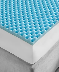 Madison Park 1.5" Gel-Infused Memory Foam Mattress Topper, King