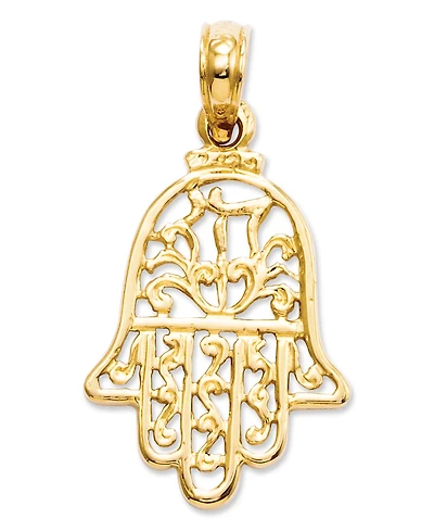 14k Gold Charm, Hamsa Charm