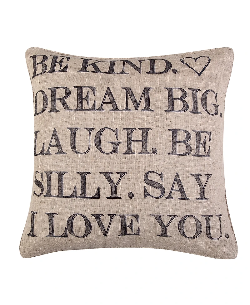Levtex Santa Fe Be Kind Decorative Pillow, 20" x 20"