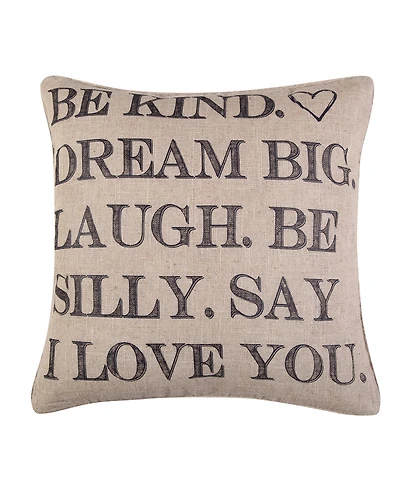 Levtex Santa Fe Be Kind Decorative Pillow, 20" x 20"