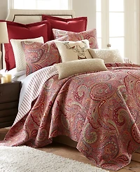 Levtex Spruce Paisley Reversible 3-Pc. Quilt Set, Full/Queen