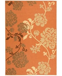 Safavieh Courtyard Terra Natural Brown Area Rug Collection