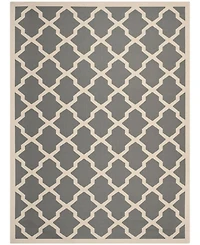 Safavieh Courtyard CY6903 Anthracite and Beige 8' x 11' Sisal Weave Outdoor Area Rug