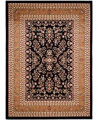 Safavieh Lyndhurst LNH331 Black and Tan 8' x 11' Area Rug