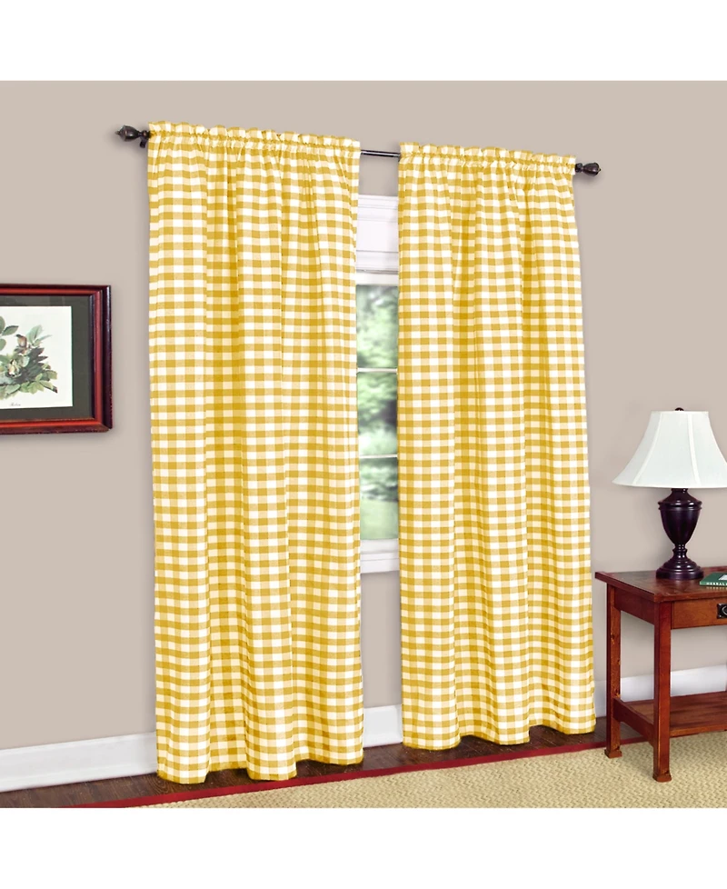 Achim Buffalo Check Window Panel