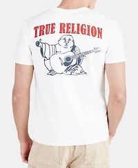 True Religion Men's Buddha Logo Crewneck Short Sleeve T-shirt