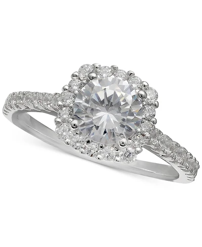 Giani Bernini Cubic Zirconia Halo Ring, Created for Macy's