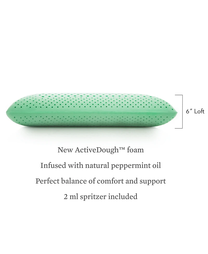 Malouf Z Zoned ActiveDough Gel Memory Foam Pillow, King