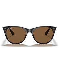 Ray-Ban Unisex Polarized Sunglasses, RB2185 Wayfarer Ii Classic