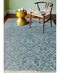 Bashian Carah Crh 107 Teal Area Rug