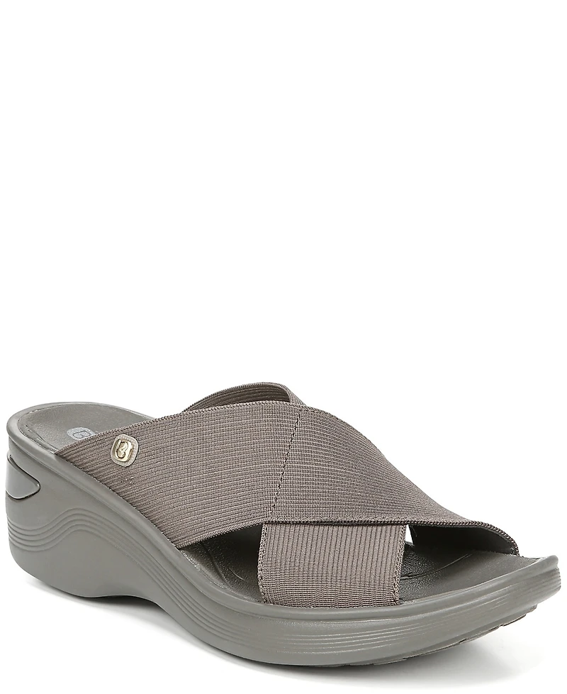 LifeStride Women's Desire Washable Slide Wedge Sandals