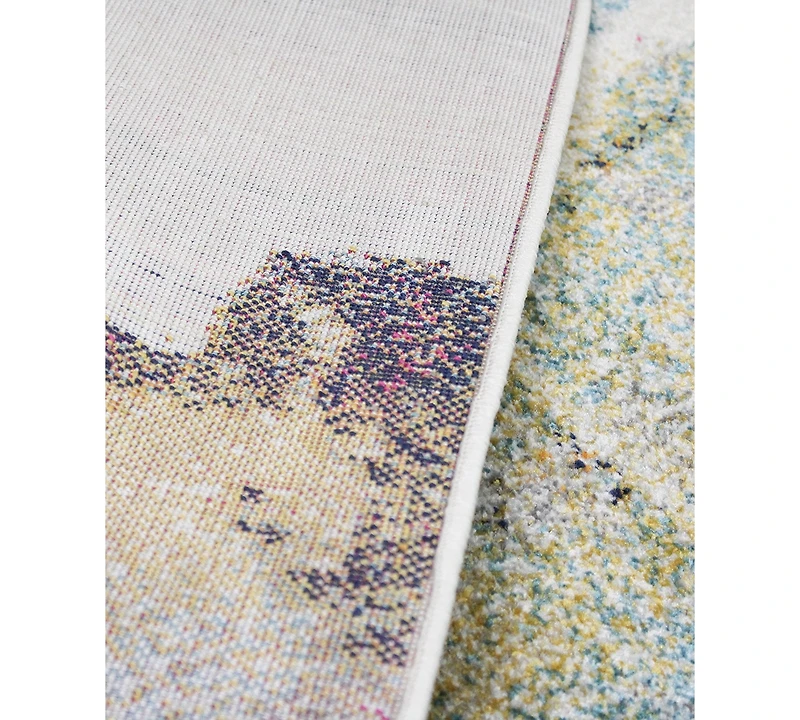 Bashian Medley 5341A Ivory/Blue 3'6" x 5'6" Area Rug