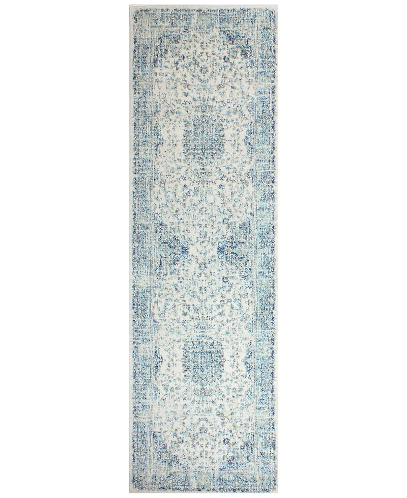 Bashian Medley 5446A Ivory 2'6" x 8' Runner Area Rug