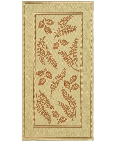 Safavieh Courtyard CY0772 Natural and Terra 8' x 11' Outdoor Area Rug