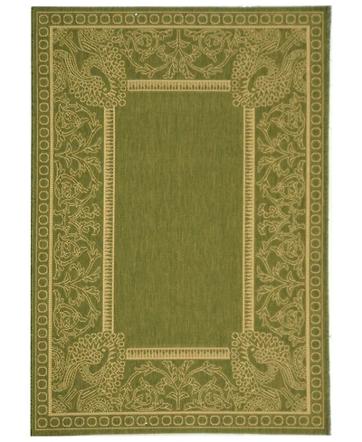Safavieh Courtyard CY2965 Olive and Natural 8' x 11' Outdoor Area Rug