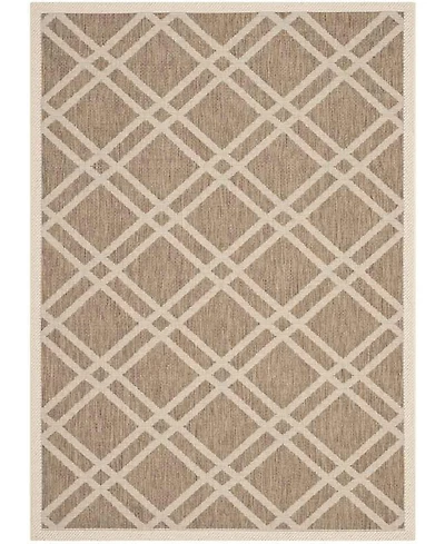 Safavieh Courtyard CY6923 and Bone 5'3" x 7'7" Sisal Weave Outdoor Area Rug