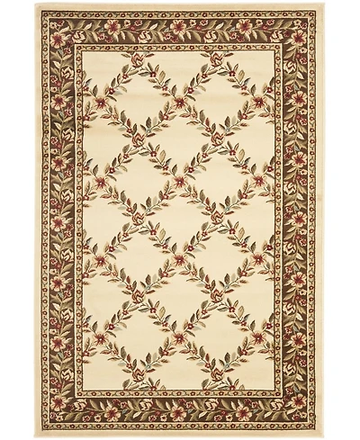 Safavieh Lyndhurst LNH557 Ivory and Brown 5'3" x 7'6" Area Rug