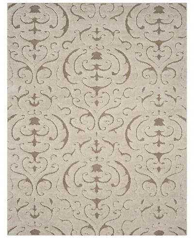 Safavieh Florida Shag SG467 Cream and Beige 8' x 10' Area Rug