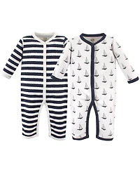 Hudson Baby Boys Cotton Coveralls