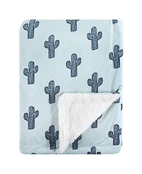 Yoga Sprout Girls Mink and Sherpa Plush Blanket