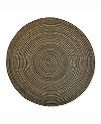 Design Imports Variegated Round Polypropylene Woven Placemat