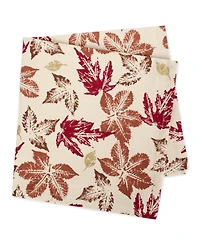 Rustic Leaves Print Napkin, Set of 6