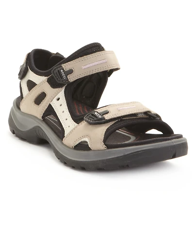Ecco Women's Yucatan Nubuck Leather Sandals