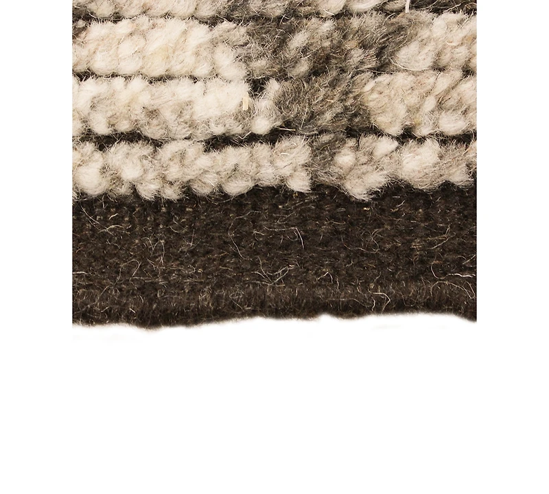 Bashian Natural Wool Nat-21 Gray 5' x 7'6" Area Rug