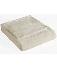 Beatrice Home Grand Hotel Waffle Knit Cotton Blanket