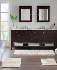 Madison Park Pearl Tufted Channel Bath Rugs