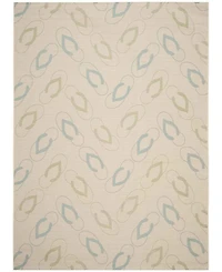 Safavieh Courtyard CY7420 Beige and Aqua 8' x 11' Sisal Weave Outdoor Area Rug