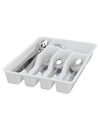 Basic Living Aston 45 Piece Flatware Set with Plastic Tray