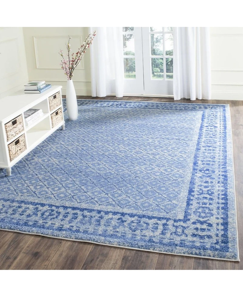 Safavieh Adirondack 110 Silver and Blue 8' x 10' Area Rug