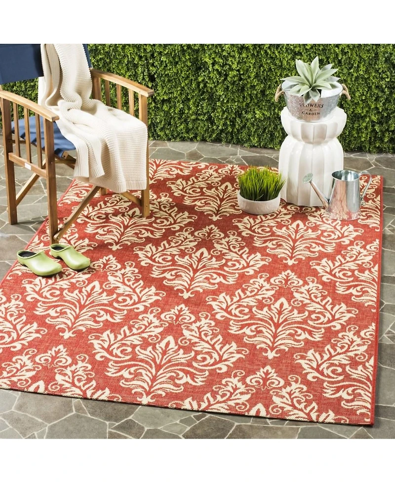 Safavieh Courtyard CY6930 and Creme 5'3" x 7'7" Outdoor Area Rug