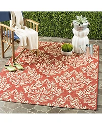 Safavieh Courtyard CY6930 and Creme 5'3" x 7'7" Outdoor Area Rug