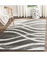 Safavieh Adirondack 125 Charcoal and Ivory 5'1" x 7'6" Area Rug