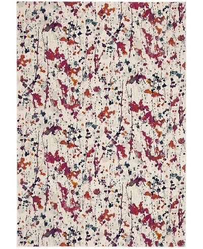 Safavieh Evoke EVK284 Ivory and Red 5'1" x 7'6" Area Rug