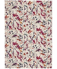 Safavieh Evoke EVK284 Ivory and Red 5'1" x 7'6" Area Rug