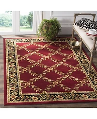 Safavieh Lyndhurst LNH557 Red and Black 5'3" x 7'6" Area Rug
