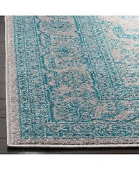 Safavieh Adirondack 108 Light Gray and Teal 5'1" x 7'6" Area Rug