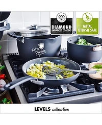 GreenPan Levels 11-Pc. Stackable Ceramic Nonstick Cookware Set