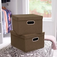 Household Essentials 2-Pc. Moss Storage Box Set