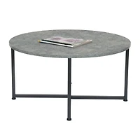 Household Essentials Slate Round End Table