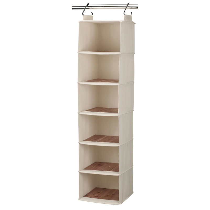 Household Essentials Cedarline 6-Shelf Hanging Sweater Organizer