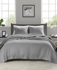 Madison Park Keaton Quilted 3-Pc. Quilt Set, King/California King
