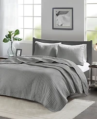 Madison Park Keaton Quilted 3-Pc. Quilt Set, King/California King