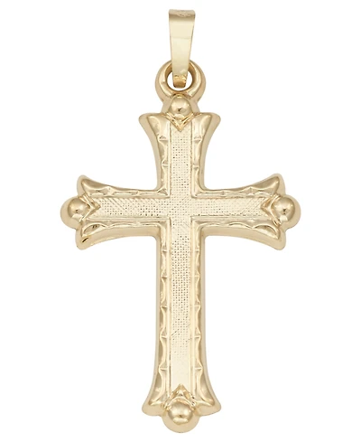Cross Pendant in 14k Yellow Gold