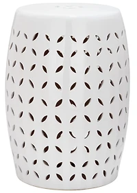 Lattice Petal Garden Stool