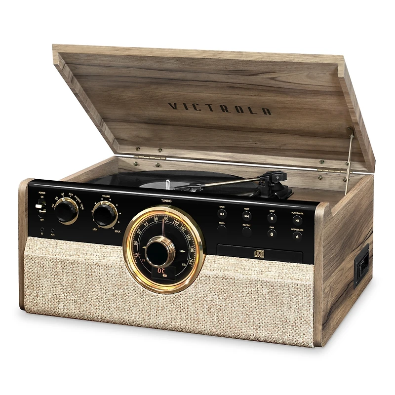 Victrola Empire 6-in-1 Wood Record Player
