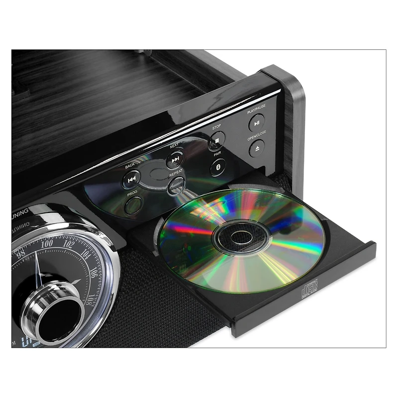 Victrola Empire 6-in-1 Wood Record Player